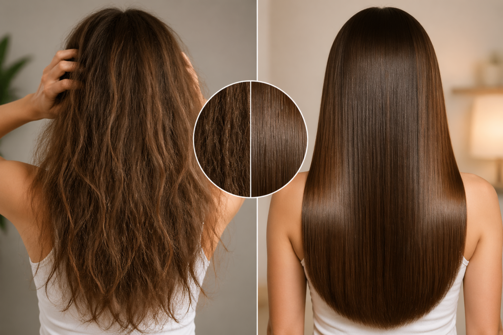 cabelo ressecado