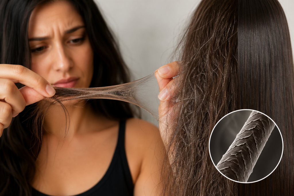 cabelo elástico